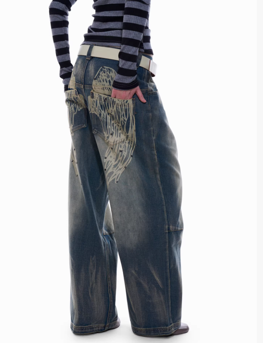 WingThread Vintage Straight Jeans